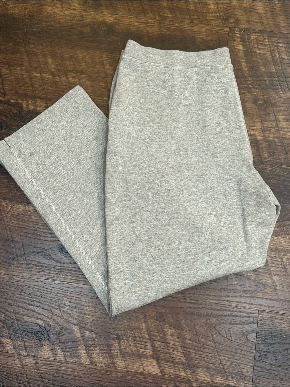 Hanna Andersson Women’s Casual Stretch Knit Pants - Light Gray XL